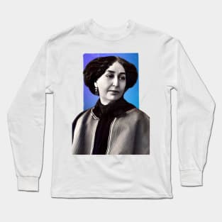 French Novelist George Sand illustration Long Sleeve T-Shirt